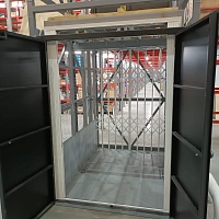 Грузовой подъемник в металлокаркасной шахте, 1500 кг в Москве